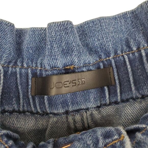 JOES JEANS Brinkley High Rise Paperbag Jeans Self Tie Waist Loose Fit Light Wash - Picture 8 of 14